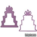 Ножи от Cheery Lynn Designs - Birthday Cake Shaker Die Set, 76 x 86 мм - ScrapUA.com