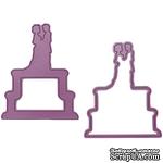 Ножи от Cheery Lynn Designs - Wedding Cake Shaker Die Set, 76 x 95 мм - ScrapUA.com