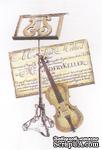 Акриловый штамп La Blanche - Violin Collage Stamp