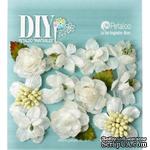 Набор объемных цветов Petaloo - DIY - Botanica Minis x 11 - White - ScrapUA.com