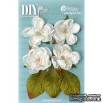 РќР°Р±РѕСЂ РѕР±СЉРµРјРЅС‹С… С†РІРµС‚РѕРІ Petaloo - DIY - Botanica Blooms x 4 - White