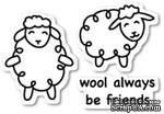 Штампы от Poppystamps - Wool Be Friends clear stamp set