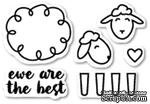 Штампы от Poppystamps - Ewe Are the Best clear stamp set