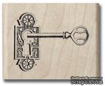 Набор резиновых штампов Hampton Art/Graphic 45 - Romantique Key, на деревянном блоке