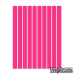 Набор полосок бумаги для квиллинга, 1 цвет (красный неон), 3х295мм, 160 г/м2,  100 шт. - ScrapUA.com