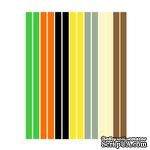 Набор полосок бумаги для квиллинга, 7 цветов, 3х295 мм, 160 г/м2, 100 шт. - ScrapUA.com