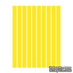 Набор полосок бумаги для квиллинга, 1 цвет (желтый интенсив), 1,5х295мм, 160 г/м2,  100 шт. - ScrapUA.com