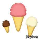 Лезвия от Spellbinders - Nested Ice Cream Cone, 3 шт