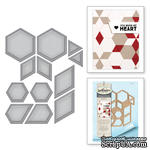 Ножи от Spellbinders - Hexagon Quilt - ScrapUA.com