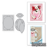 Ножи от Spellbinders - Bella Rose Lattice Layering Frame Large - ScrapUA.com