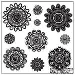 Акриловые штампы от Maya Road &quot;Doilies&quot;, 1-4 см, 10 шт. - ScrapUA.com