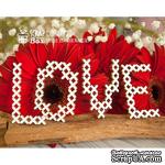 Чипборд ScrapBox - Надпись Love под вышивку тонкая Hi-343 - ScrapUA.com