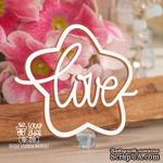 Чипборд ScrapBox - чипборд Love в звезде Hi-391 - ScrapUA.com