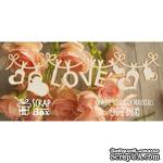 Чипборд ScrapBox - Надпись Love на веревочке - ScrapUA.com