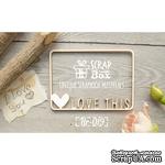 Чипборд ScrapBox - Рамка тонкая Love This - ScrapUA.com