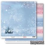 Бумага для скрапбукинга от Scrapberry's - Зимняя сказка -Заснеженный пейзаж, 30,5х30,5 см, 190 гр/м, двусторонняя, 1 лист