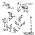 Набор штампов от Scrapberry's - Сказка о феях. Волшебная история, 10,5 x 10,5см