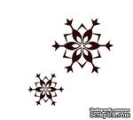 Набор акриловых штампов Christmas Stamp Snowflakes SR006 Снежинки, 2 штуки - ScrapUA.com