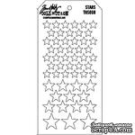 Маска Ranger - Tim Holtz - Layering Stencil - Stars, 13х20 см - ScrapUA.com