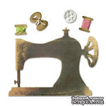 Ножи от Sizzix - Sizzix Sizzlits Die - Sewing Machine &amp; Bobbins - ScrapUA.com