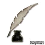 Лезвие от Sizzix-Movers &amp; Shapers Magnetic Die Set 2PK - Mini Feather &amp; Inkwell - ScrapUA.com