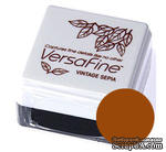 Пигментные быстросохнущие чернила Tsukineko - VersaFine 1in Cube Pads Vintage Sepia