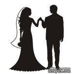 Акриловый штамп Wedding Stamp VE007d Жених и невеста, размер 2,6*3,2 см - ScrapUA.com