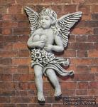 Гипсовый ангел с патинированием от Е.В.А., 7.2х4.4 см - ScrapUA.com