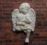 Пластиковый ангел с птичкой от Е.В.А, 7х4,3см - ScrapUA.com