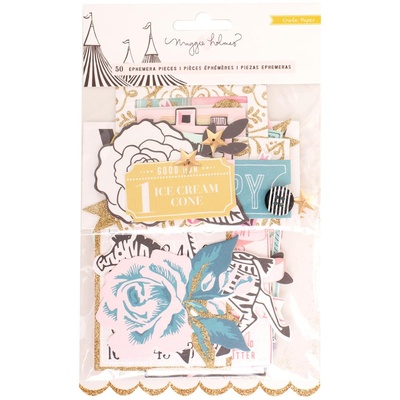 Высечки из кардстока от Crate Paper - Maggie Holmes Carousel Collection - 50шт.