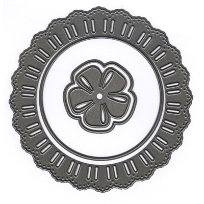 Лезвие Marianne Design - Craftables Dies - Ribbon Doily With Rosette Die