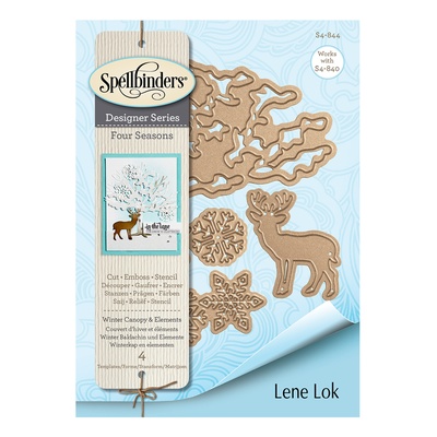 Ножі від Spellbinders - Winter Canopy and Elements Etched DiesSeasons by Winter0 Winter1