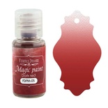 Суха фарба Magic paint - Фабрика Декору - темно червоний, 15мл