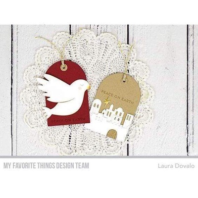 Ніж для вирубки My Favorite Things - Gift Tag Die-namics