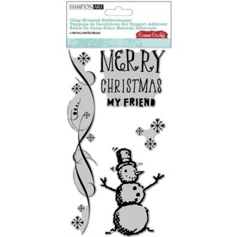 Штампы от Hampton Art - Cosmo Cricket - Snowman Set