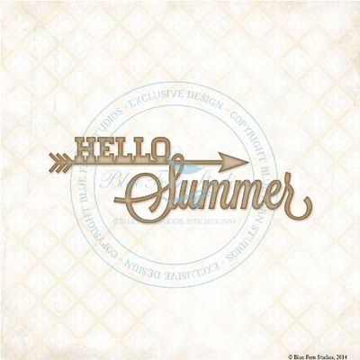 Чіпборд Blue Fern StudiOs-Hello Summer