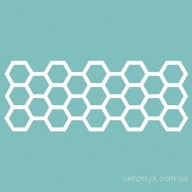 Чіпборд від Вензелик - Фон 18 - Соти, розмір: 80x30 мм