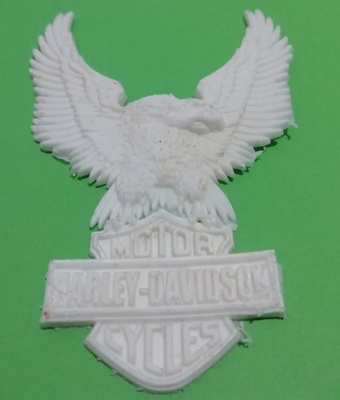 Гнучка пластикова фігурка - Harley Davidson, 8.8x6 см