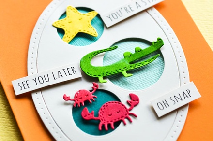 Ніж для вирубки від Poppystamps - Whittle Gator