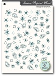 Маска від Memory Box - Stensils - Pinpoint Floral stencil