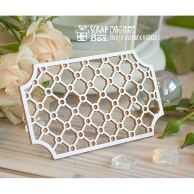 Чіпборд ScrapBox - Ажурна ґратка Hb-037
