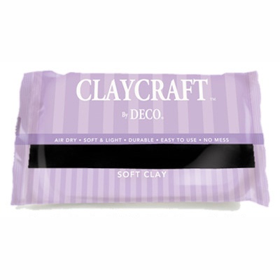 Полимерная глина от Claycraft by Deco© - Black, цвет черный, 55гр.
