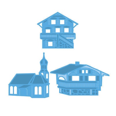 Лезвие Marianne Design - Creatables Dies - Austrian Village Dies