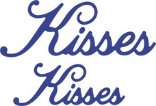 Ніж для вирубки від Cheery Lynn Designs - Kisses (Set of 2)