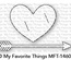 Ніж для вирубки My Favorite Things - Die-namics Straight from the the Heart