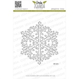 Акриловий штамп Lesia Zgharda SR223 Ice snowflake, розмір 7.8 см