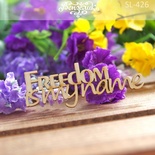 Чіпборд від Вензелик - Freedom is my name, розмір: 65x23 мм
