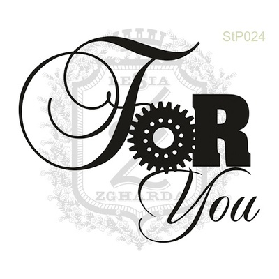 Акриловый штамп Lesia Zgharda StP024 FOR You