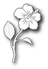 Нож для вырубки от Memory Box - DIES - Happy Hibiscus