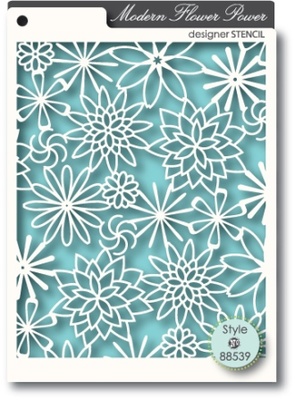 Маска от Memory Box - STENCILS- Flower Power